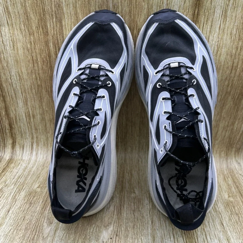 Hoka One One Stinson 7 Men's Size 14 Stellar Grey Eggshell Shoes 1168931 SGS